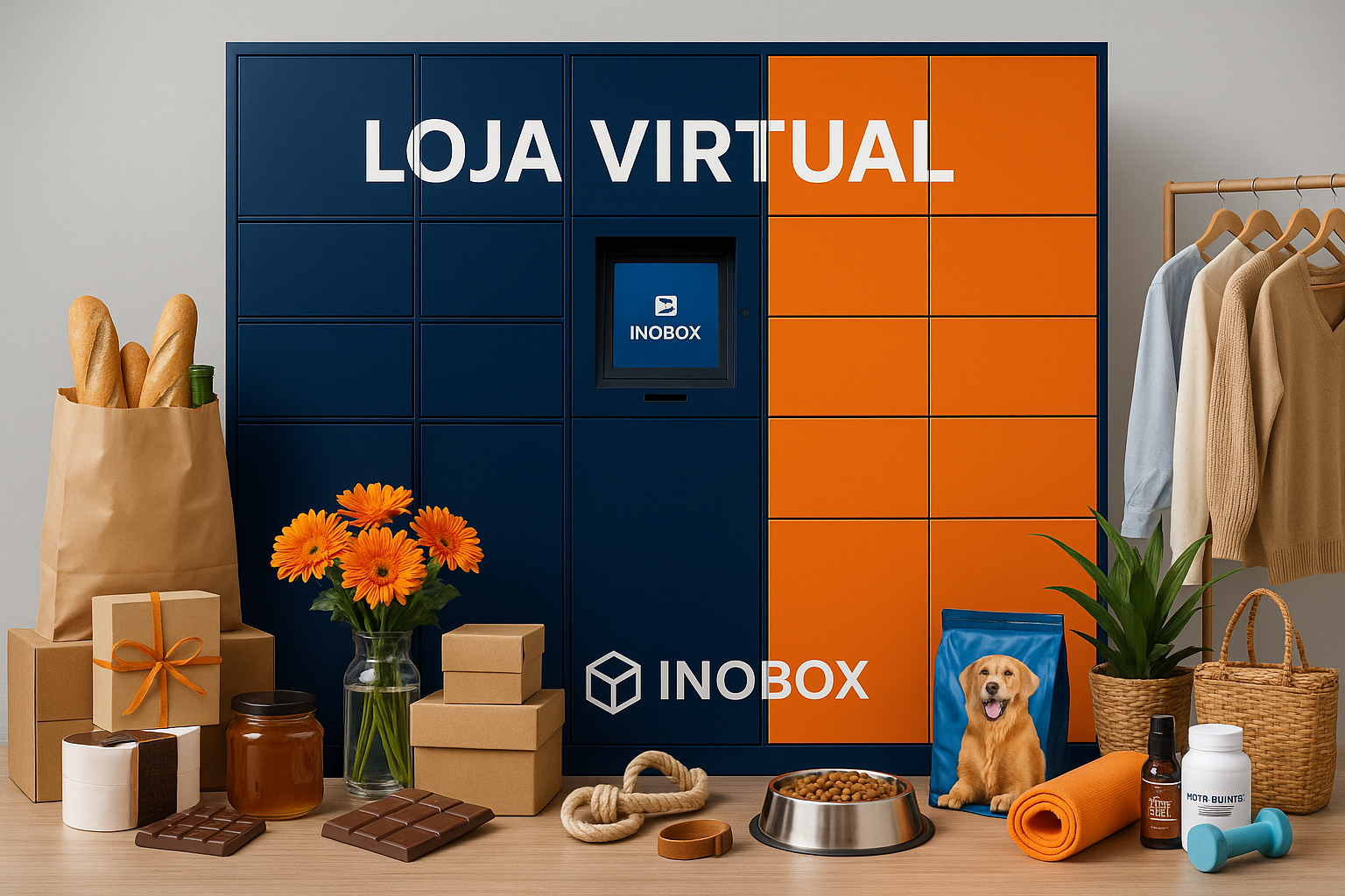 Categorias de produtos recomendadas para a Loja Virtual INOBOX