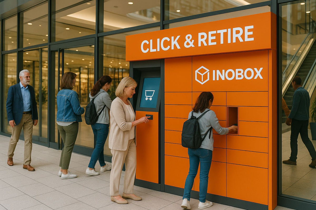 Smart locker INOBOX instalado em hub de conveniência